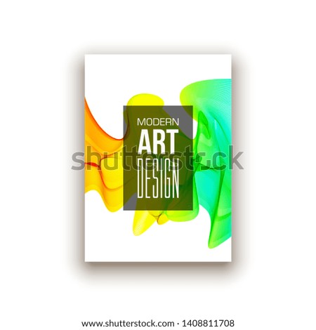 minimalistic hipster colored liquid gradient halftone smoke frame design set. headline frame Modern Art graphics design business card, invitations, gift card, flyers, smoke brochures isolated on white