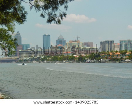 View from Davis Island in Tampa, FL
