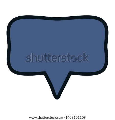 speech bubble message icon vector illustration