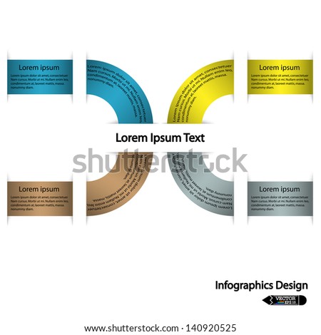 modern circle infographics options banner. Vector illustration. can be used for work flow layout, diagram, number options, web design.