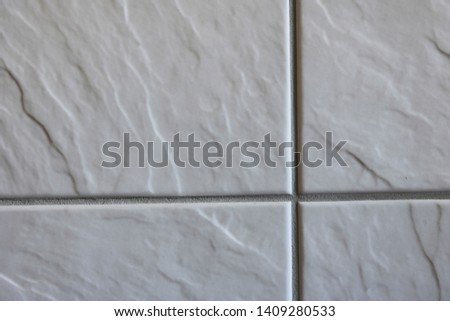tile white structure bathroom geometric