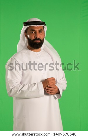 Portrait of an arab man.