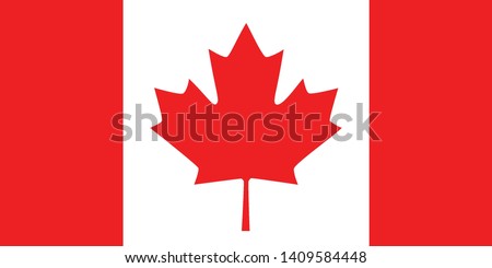 Flag of Canada vector illustration