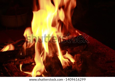 Flamy abstract background pattern.Background with fire and flames.