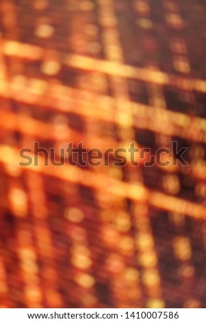Orange light laser network texture. Abstract futuristic sci fi technology innovation concept background.