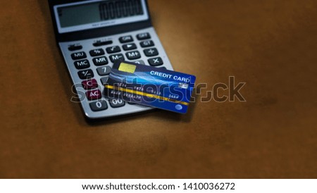 Thinking and calculating the use of the outstanding debt of the credit card used with things