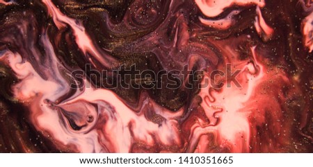 Abstract acrylic paint background,  color mix, fluid art painting 