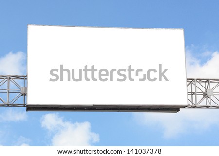 billboards to advertise your pet with a blue sky background
