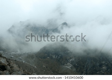 Clouds on the Snow mountains