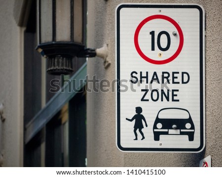 Traffic Sign Maximum Speed Limit 10 Km H Stock Photos And Images Avopix Com