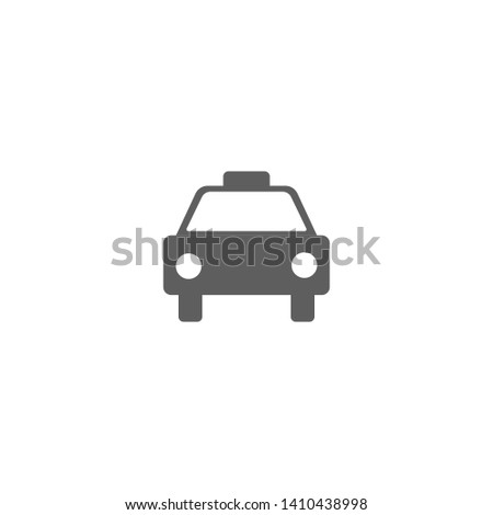 Taxi icon symbol simple design
