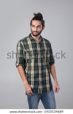 Portrait of an Arab expat. Royalty-Free Stock Photo #1410534689