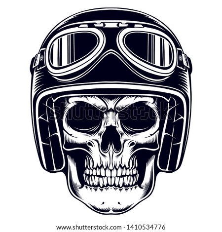 skull head vector. EPS format