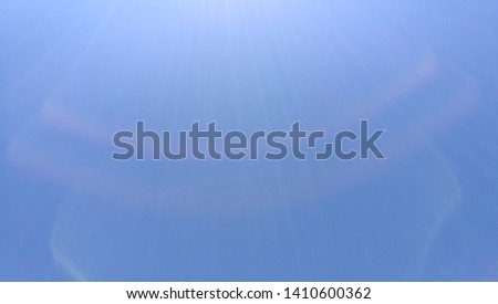 Beautiful blue sky in the summer
