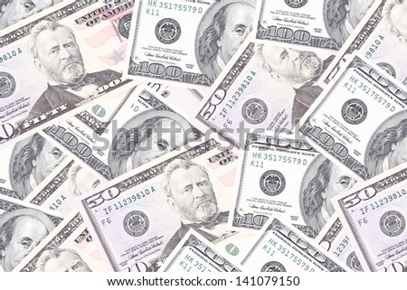 dollar bills, background, business studio photo