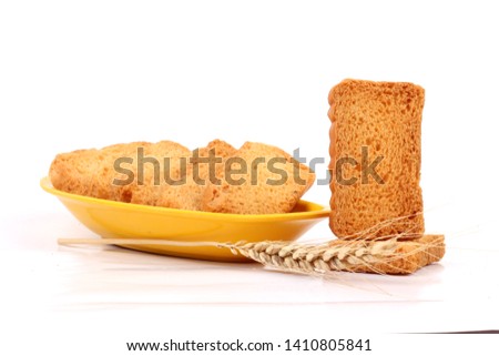 Crunchy Rusk or Toast for healthy life. - Image