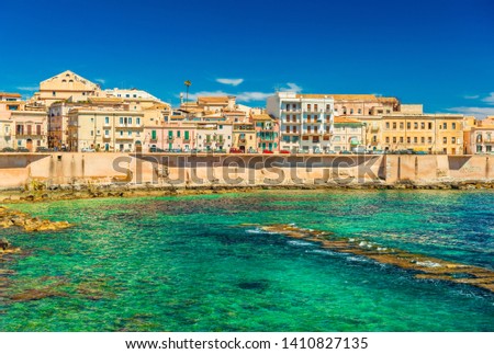 Cityscape of Syracuse, Sicily, Italy Royalty-Free Stock Photo #1410827135