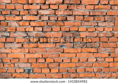 The surface of the red brown brick walll texture background Royalty-Free Stock Photo #1410854981