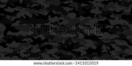 Camouflage background. Seamless pattern vector. Royalty-Free Stock Photo #1411015019