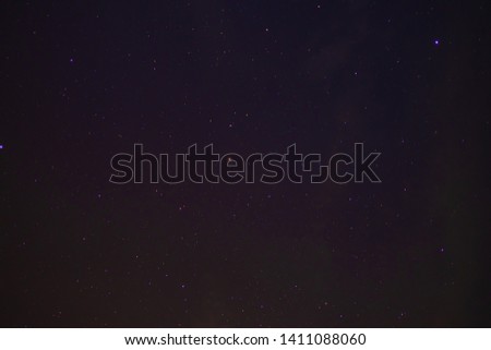 Night Clear Sky with Star