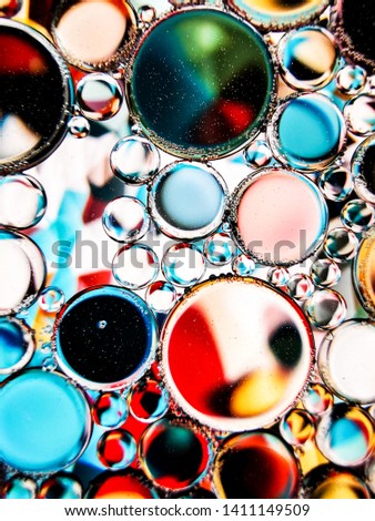neon rainbow colorful oil bubbles abstract textures for backgrounds