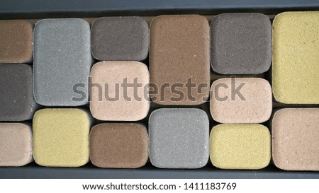 Colorful Modern Tiled Ceramic Mosaic Tiles Material Texture. Good for Interior Design. small colored tiles stones