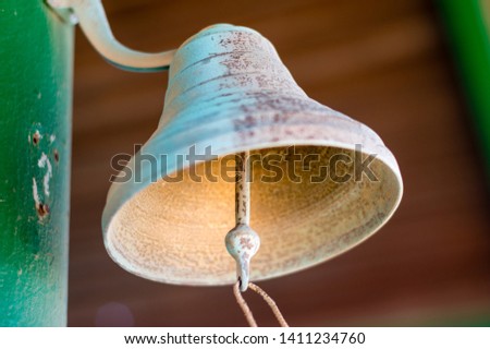 bell closeup with beautiful bokeh