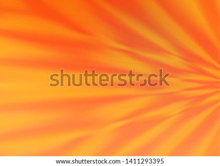 Light Orange vector bokeh pattern. Creative illustration in halftone style with gradient. The background for your creative designs.