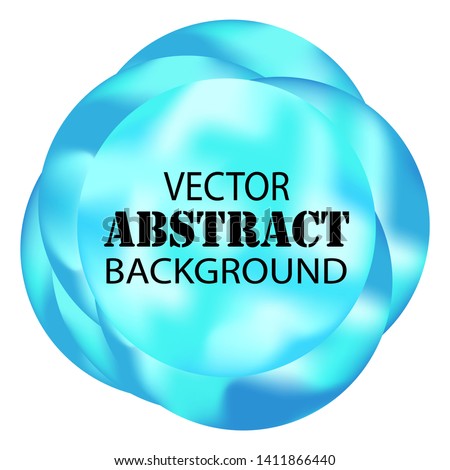 Modern vector banner. Circles abstract background. Vector illustration EPS10