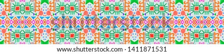 African art drawing. Seamless aztec pattern. Decorative texture. Folk design. Boho fashion. Geometric seamless print. Tribal vintage texture. White, blue, green, pink, purple african art drawing.