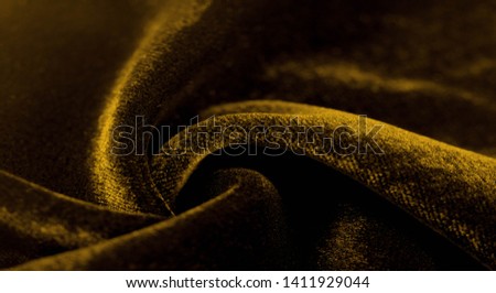 Texture background, pattern. Yellow Velveteen This magnificent elastic velor fabric has a velvet pile. Pan Pan adds shine and texture! It has a knitted back and is great for your design. Royalty-Free Stock Photo #1411929044