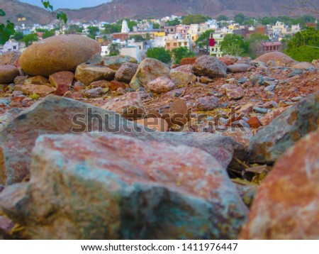 landscape with rocks and stones picture
