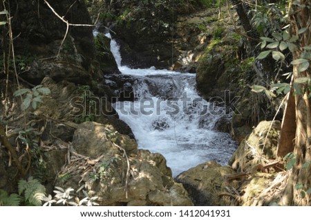 Detian Waterfall Tour, very beautiful waterfall landscape