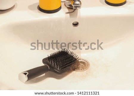 hair loss in black comb