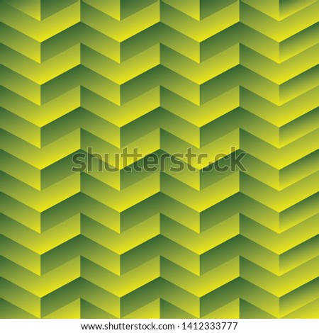 Abstract geometric reflective green color background, vector illustration