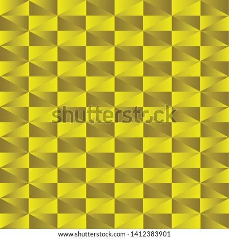 Abstract geometric gold color background, vector illustration