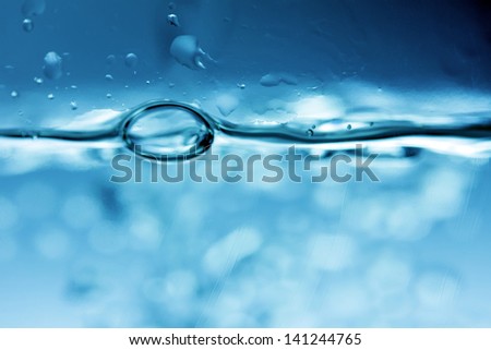  Water with bubbles  
