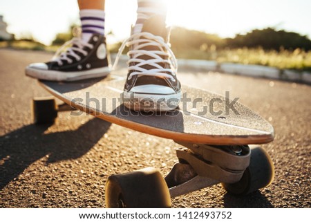 The Skateboarder legs skateboarding k