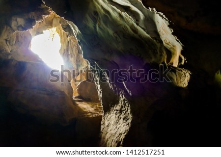 cave in cave, beautiful photo digital picture
