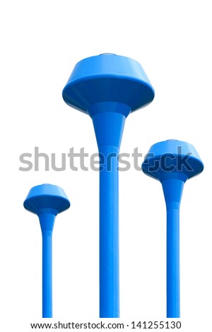 blue tank storage of Water supply