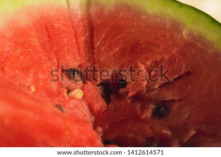 close up of ripe watermelon