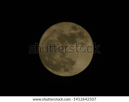 Full Moon On A Clear Night
