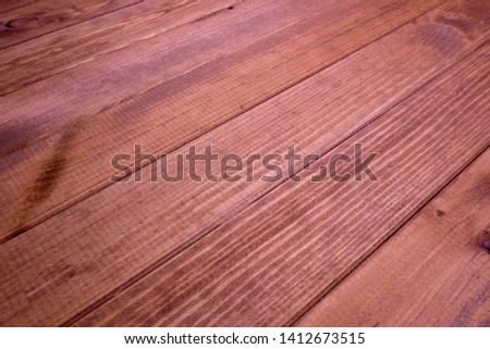Wooden table. wood texture. A table made of wooden planks. Wooden background.
