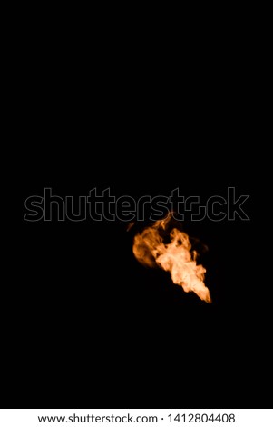 Abstract background of blurred gas flames
