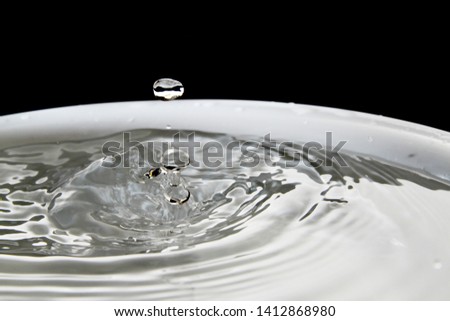 Water splash background / Water is a transparent, tasteless, odorless, and nearly colorless chemical substance