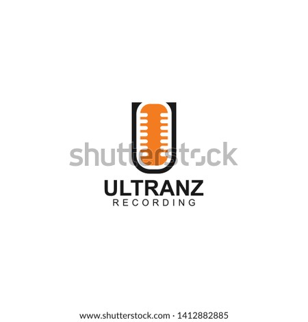 Podcast Logo Template Design Vector