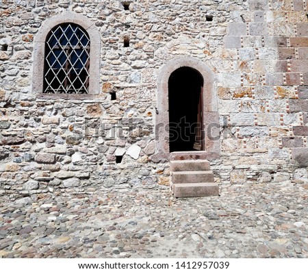 Wall and windows of Taksiyarhis Church. (Balikesir -Turkey) SSTKabstract 