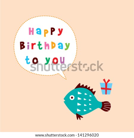 little fish birthday wishes