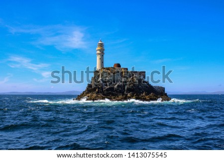 Fastnet Lighthouse Cape Clear West Cork Ireland  Royalty-Free Stock Photo #1413075545