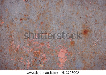 Grungy metal texture with natural defects. Scratches, painted, cracks, dust. Can be used as a background or poster for an inscription.